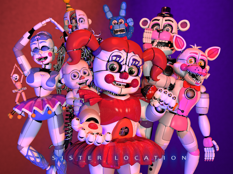 Five nights at Freddy's: Sister location poster by AzamatBlender on  DeviantArt