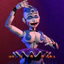 [C4d] Ballora the Ballerina | Poster Render