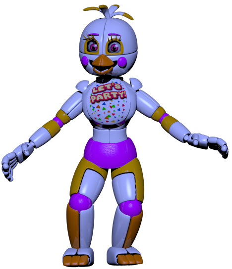 C4d, Funtime Chica [OFFICIAL], Finished by Smiley-Facade.deviantart.com  on @DeviantArt