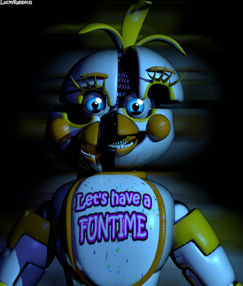 C4d | Funtime Chica | Poster by The-Smileyy on DeviantArt