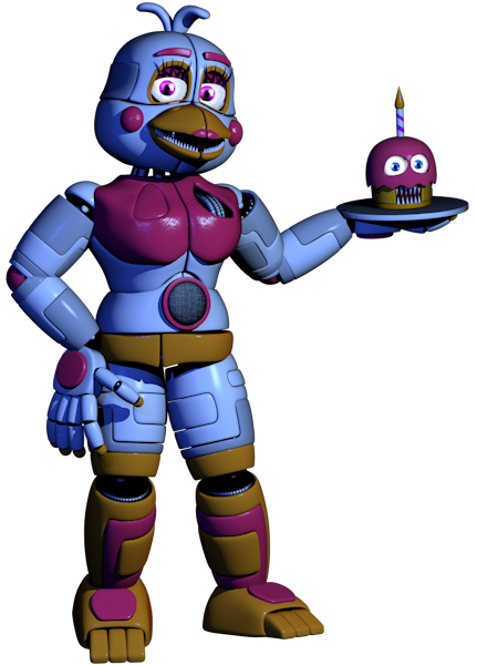 funtime chica🩷🧡, #FNAF #fNaF #foryoupage #lm3edits #lm3edits #fy