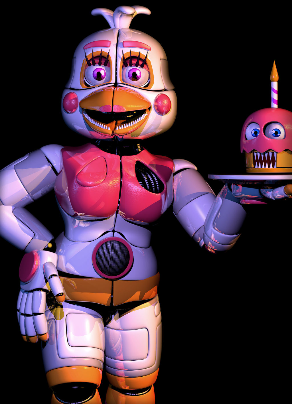 Funtime Chica in the Freddy Files by