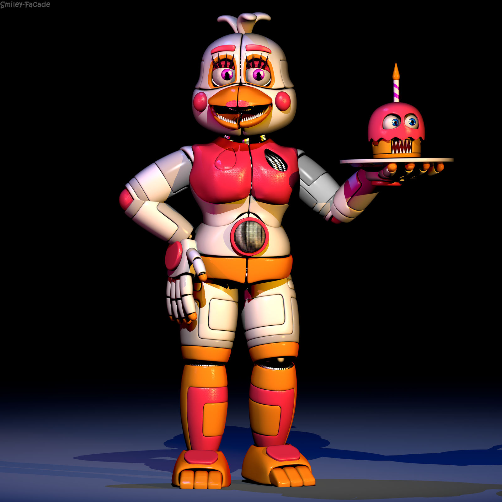 Funtime Chica v4.5 - Extras Showcase by The-Smileyy on DeviantArt