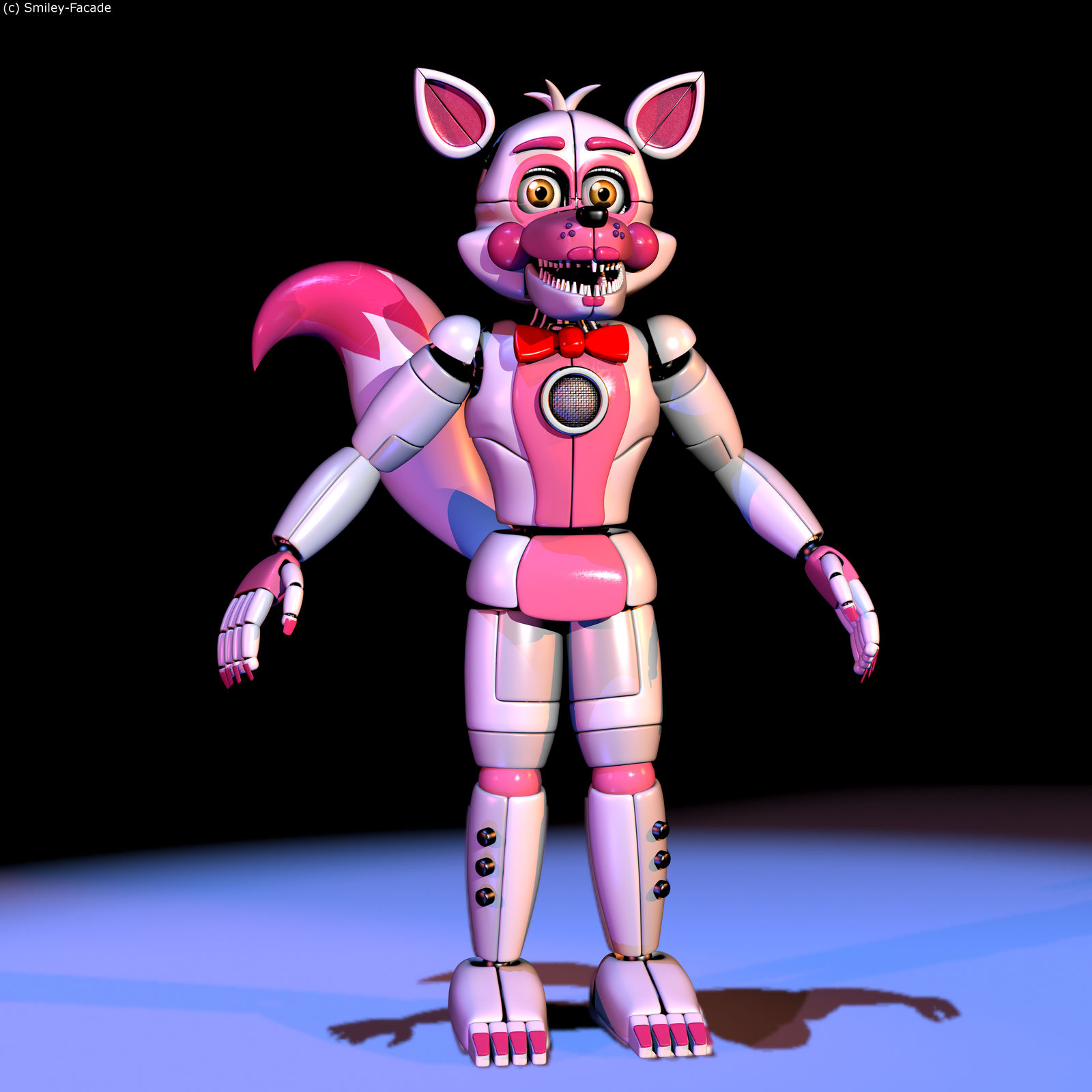 Funtime Foxy V1 by The-Smileyy on DeviantArt