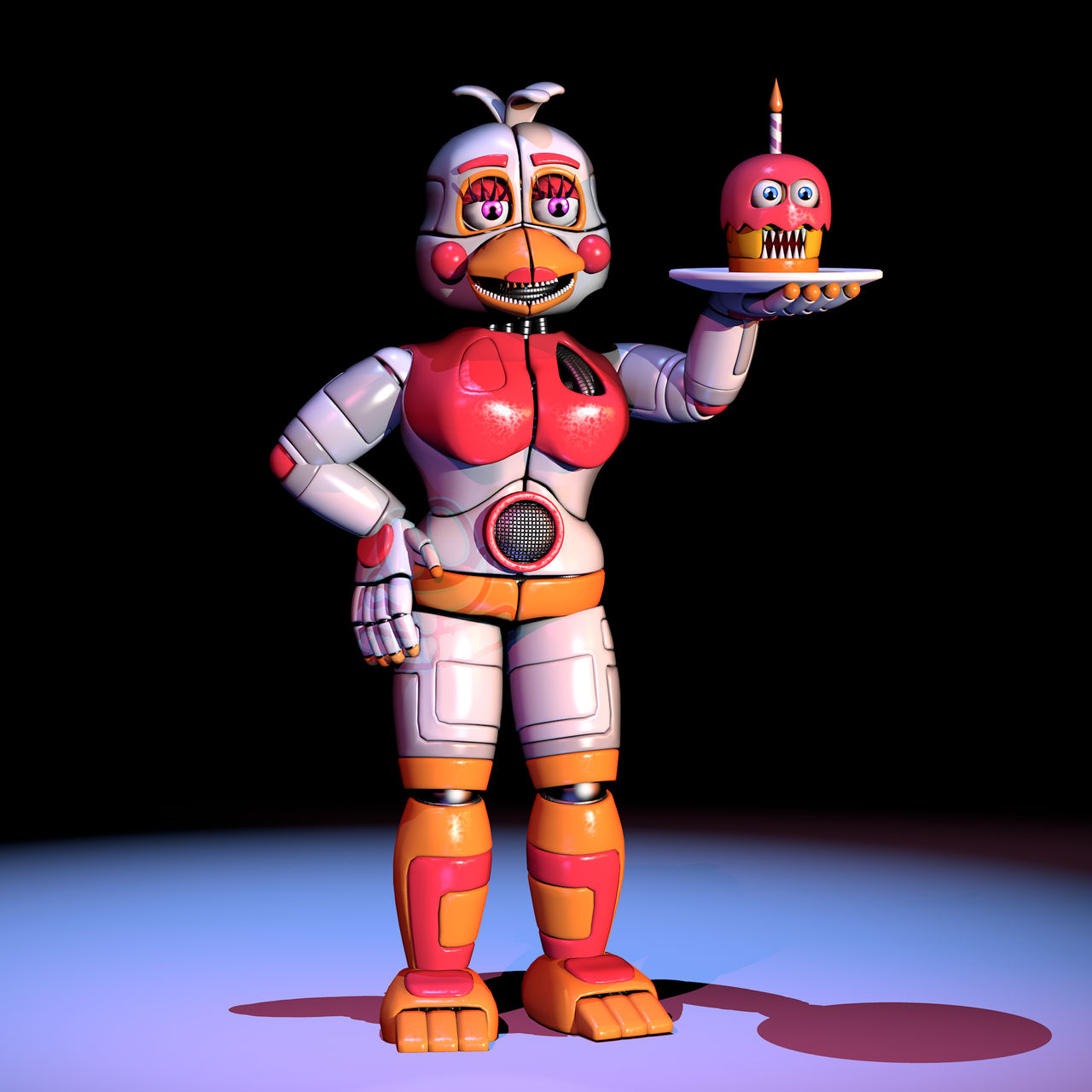 Fnaf 6 Extras: Funtime Chica by WFreddyProductions on DeviantArt