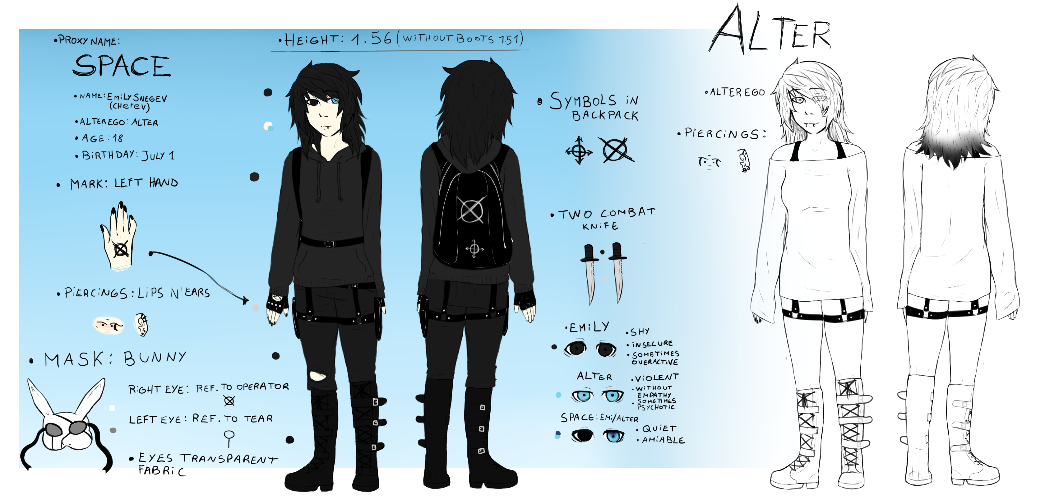 Slenderverse :SlenderVerse - ADayToForget REF: Space by ProxyBunny on DeviantArt