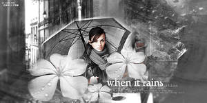 When it rains