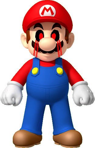 Mario Exmx Mario.exe (Super Mario Bros.) by johnfccfposey on DeviantArt
