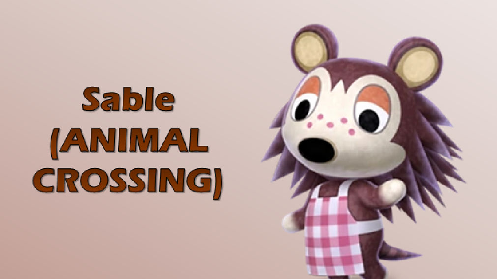 Sable (Animal Crossing) by johnfccfposey on DeviantArt