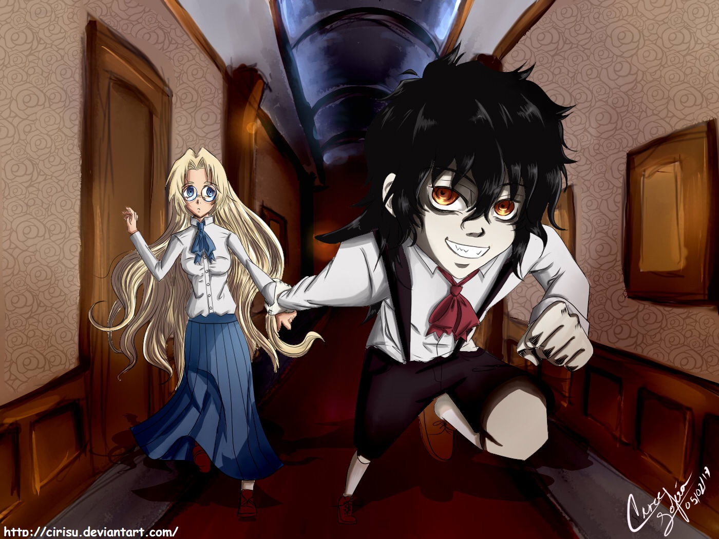 Hellsing fanart  Alucard and Integra by juliastills on DeviantArt