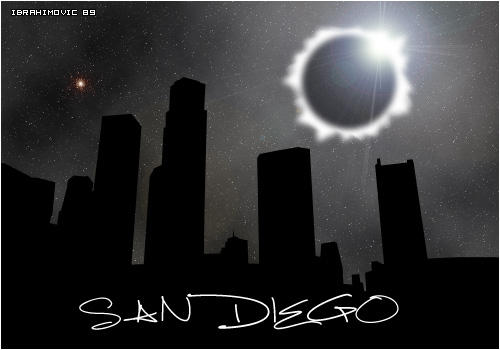 San diego's eclipse