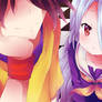 No Game No Life - Shiro and Sora