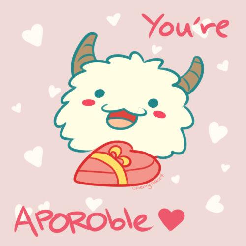 Poro - LoL Valentines Card