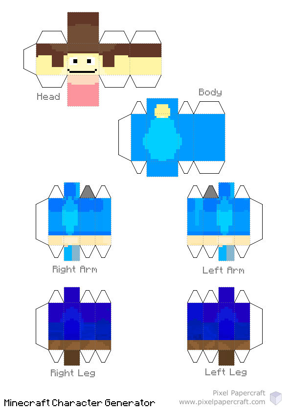 og dave papercraft minecraft by dandibeztdude on DeviantArt