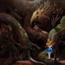 Alice-meets-the-King-of-the-Tulgey-Wood