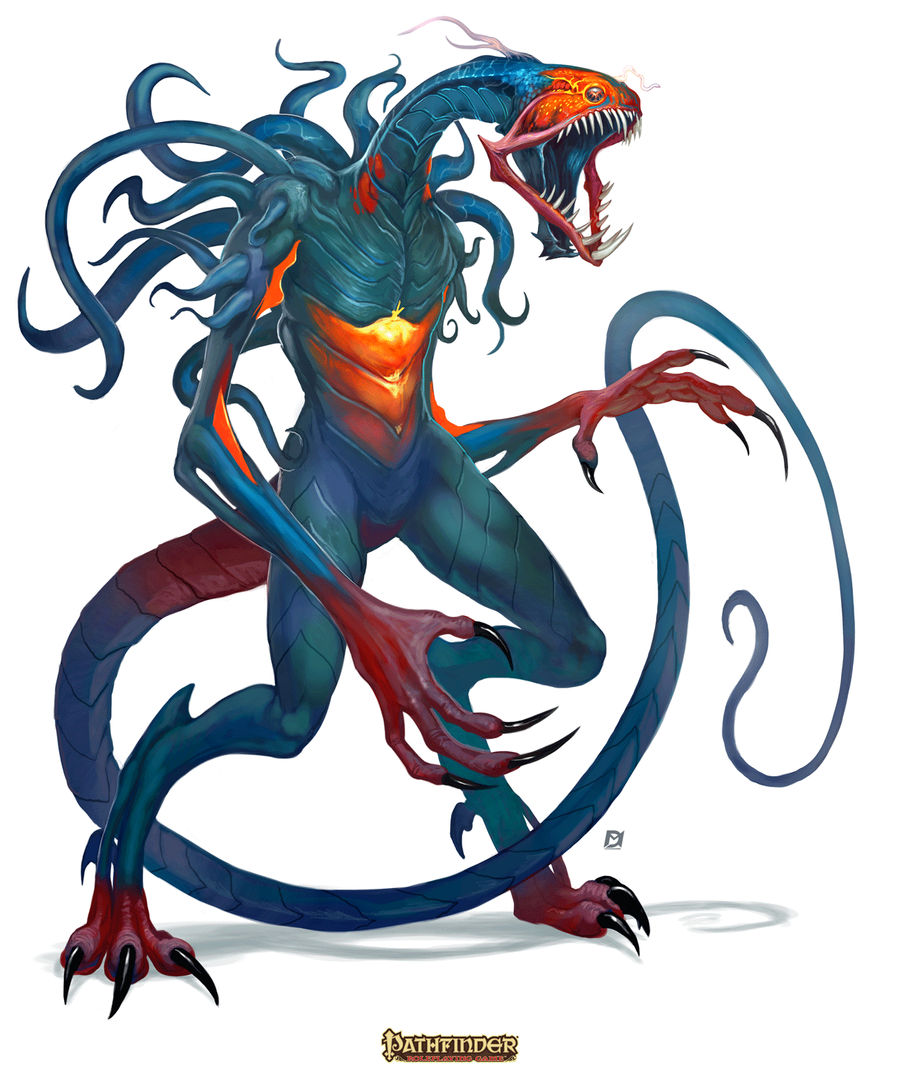 Pathfinder Daemons Pathfinder-Astradaemon by Davesrightmind on DeviantArt