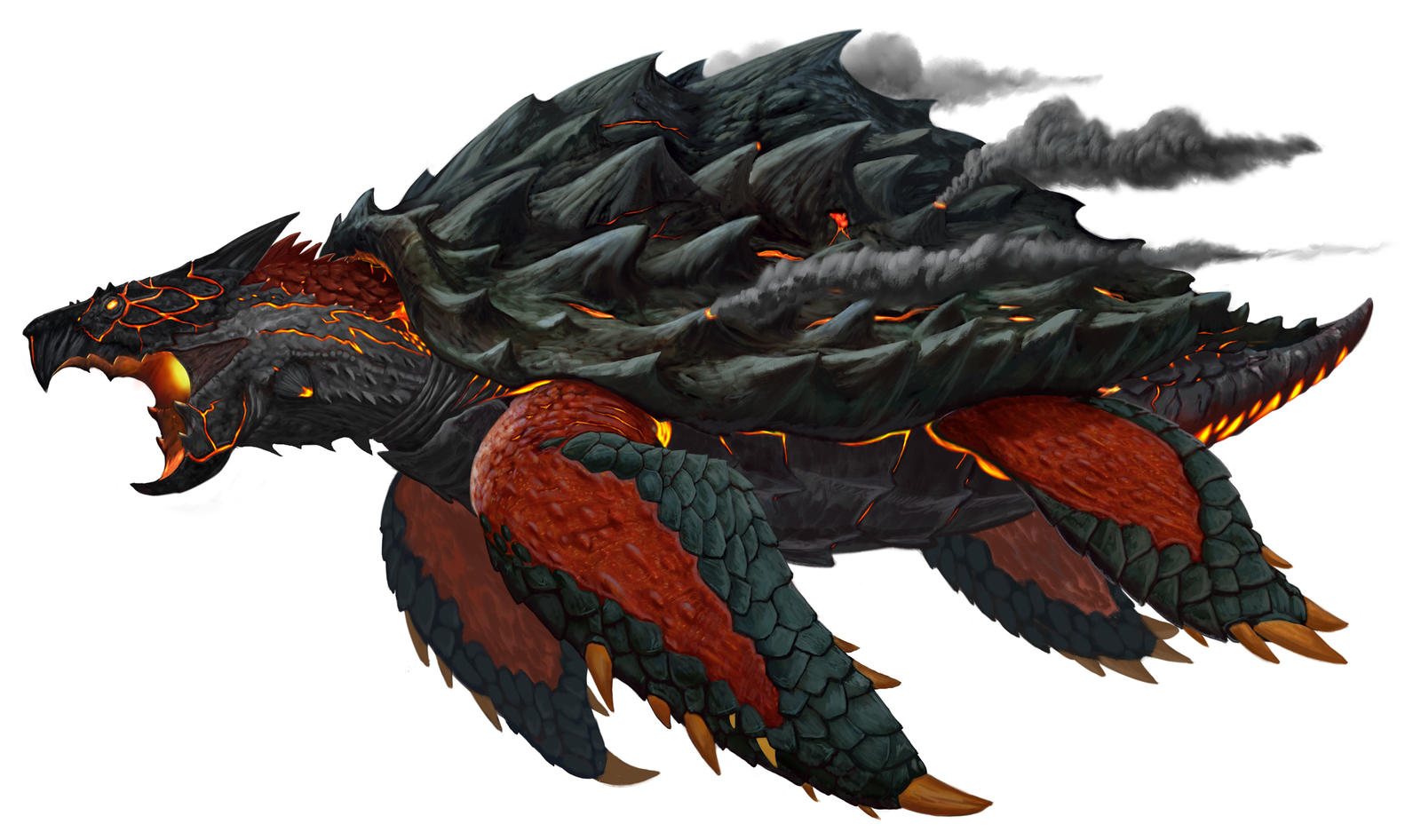 Magma-Turtle-Final by Davesrightmind on DeviantArt