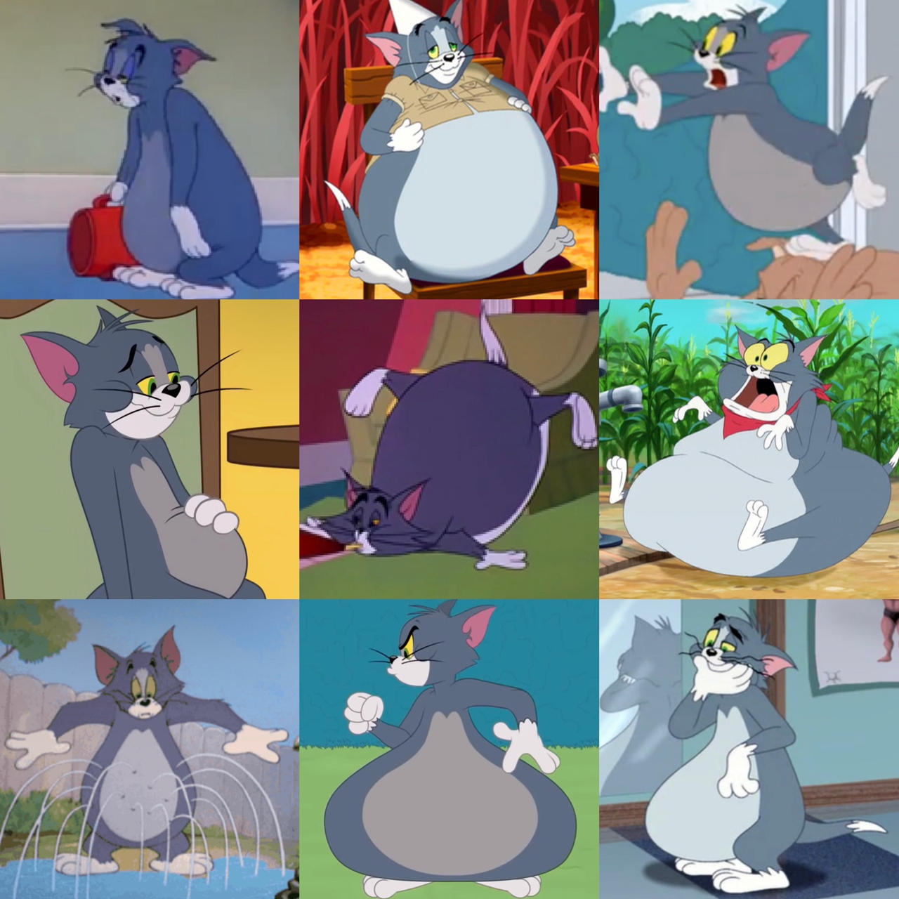 Fat Tom Example Fat Tom Cat moments by ChelseaLovesCartoons on DeviantArt