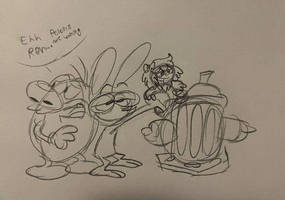 Ren and stimpy as parents 