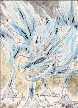 ACEO - Frost Dragon