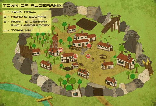 Alderamin Town Map