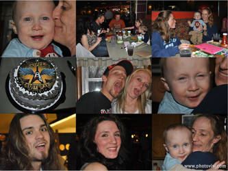 bday party collage