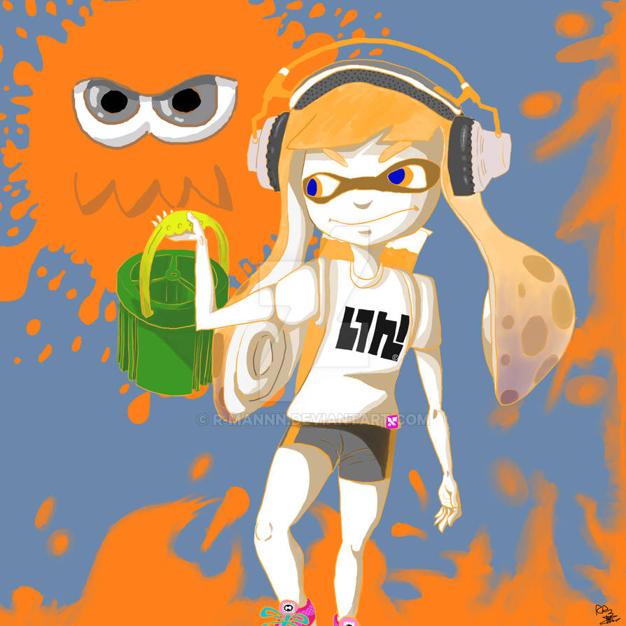 Squidling Splatoon squidling by R-MANNN on DeviantArt