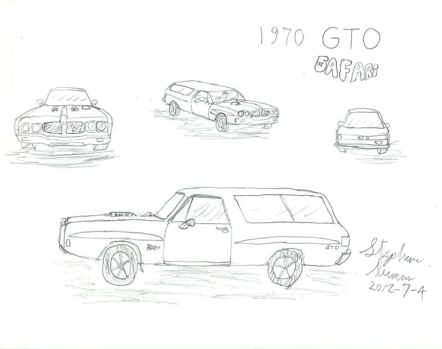 What if: 1970 Pontiac GTO Safari by stephdumas