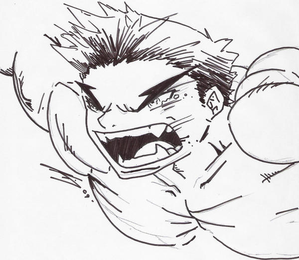 Pure Rage Line Drawing RAGE by DREVSTUDIOS on DeviantArt