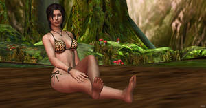 Lara croft in bikini - test