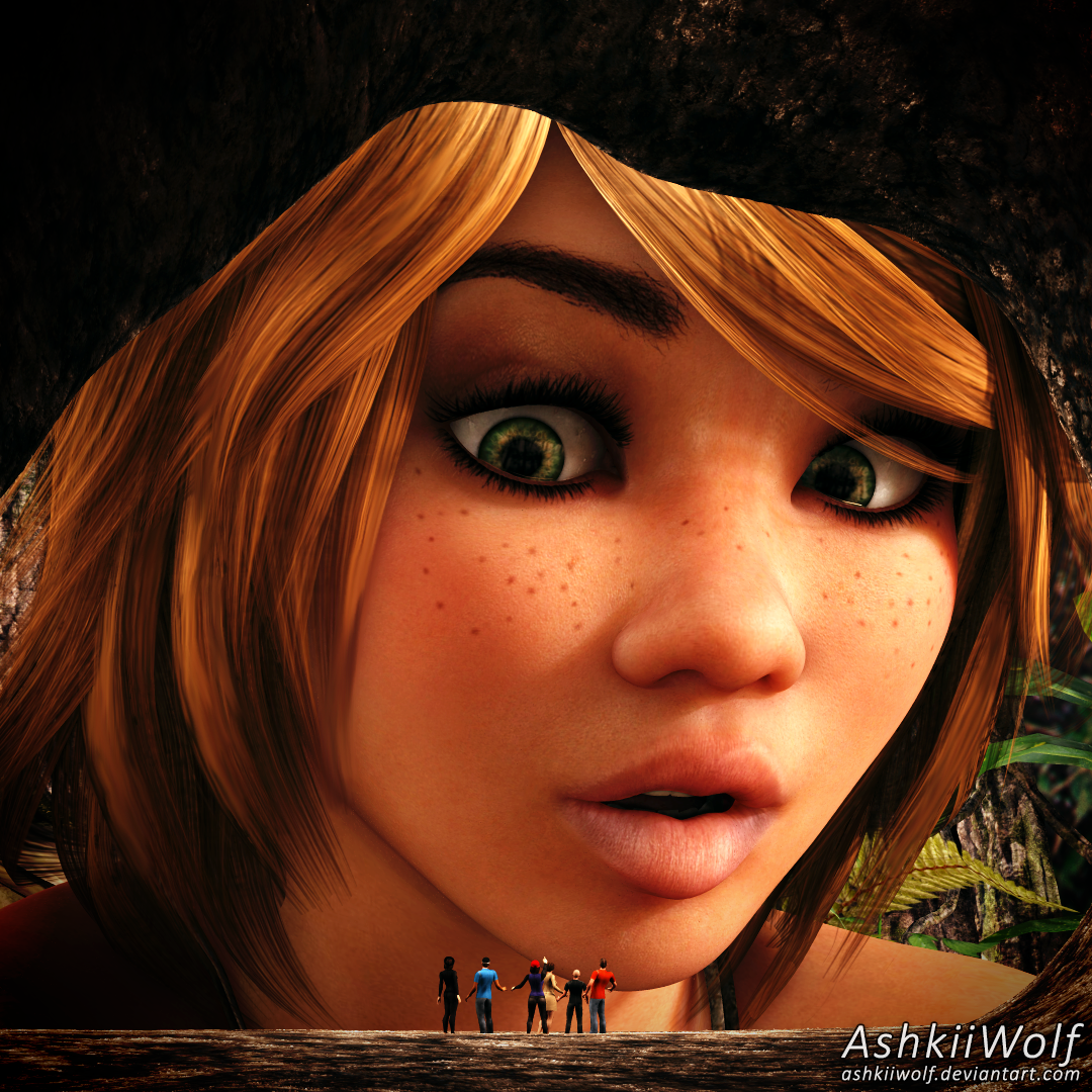 Opal's Discovery (Page 10) (Giantess Comic) by AshkiiWolf on DeviantArt