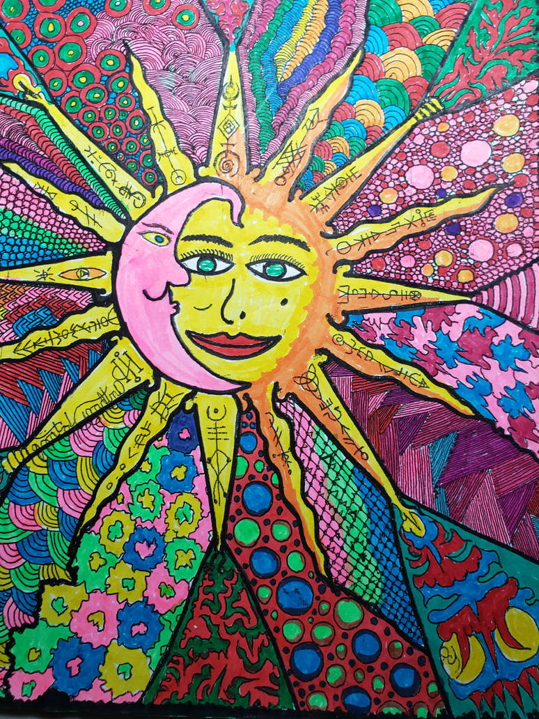 Colored Sun and Moon by wolflord2 on DeviantArt