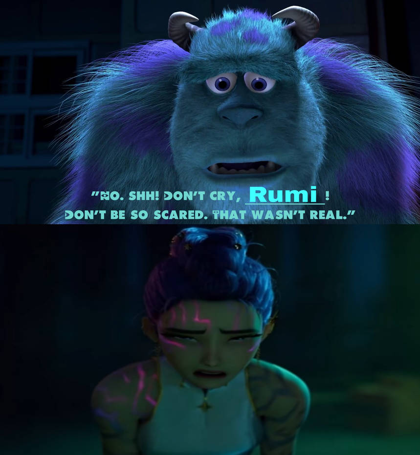 Sad Rumi Crying Sulley tells Rumi not to cry by viviruth11 on DeviantArt