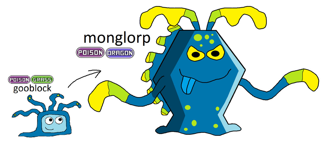 Slime Monster Pokemons by artistothello on DeviantArt
