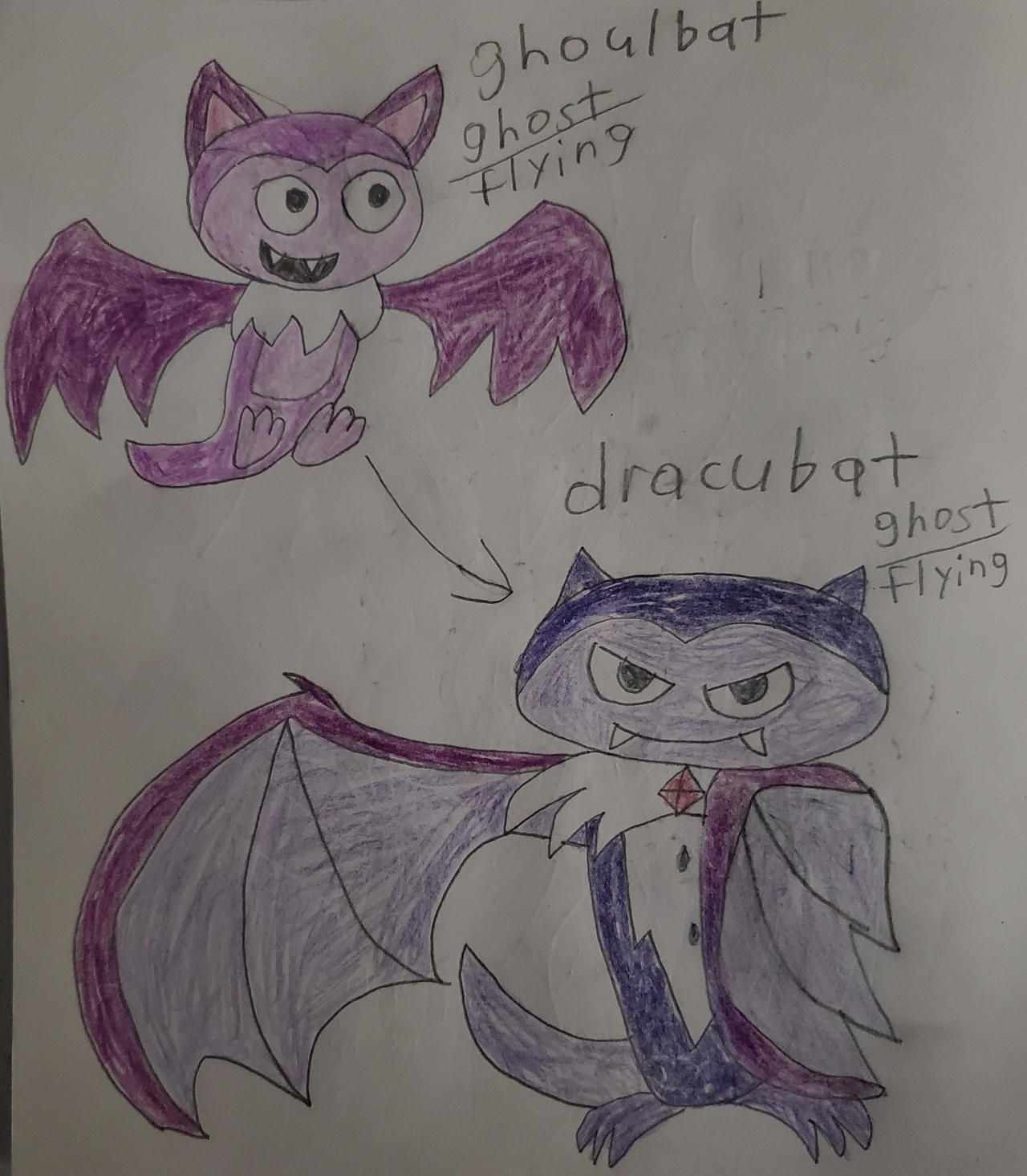 Vampire bat pokemons (redesign) by artistothello on DeviantArt
