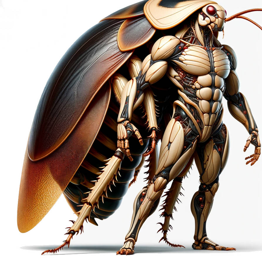 Humanoid Rouch Cockroachmen by lostcreator on DeviantArt
