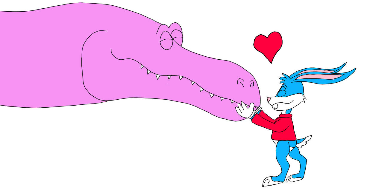 A Rabbit and his Dinosaur by DinosaurusRex5936 on DeviantArt