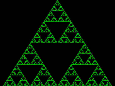 Seirpinski's Triangle Green