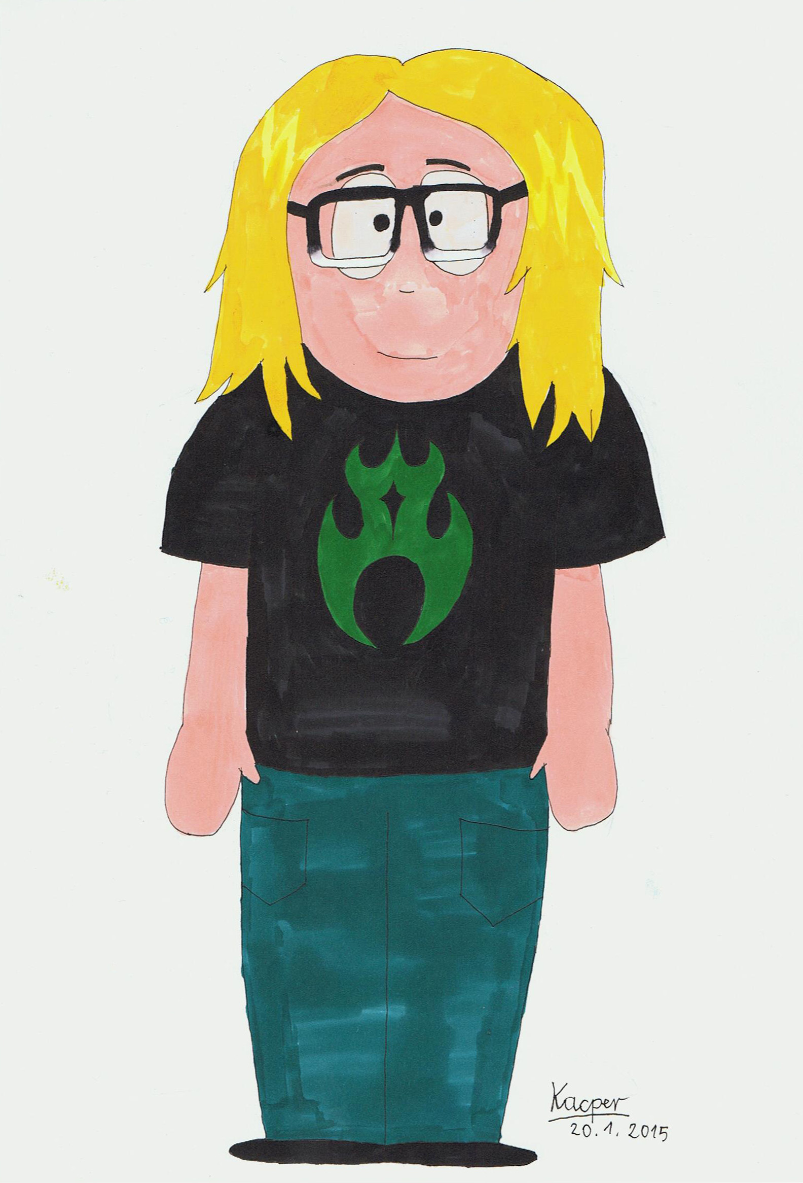 Me in South Park style