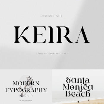 Keira Serif | Simple Elegant Font