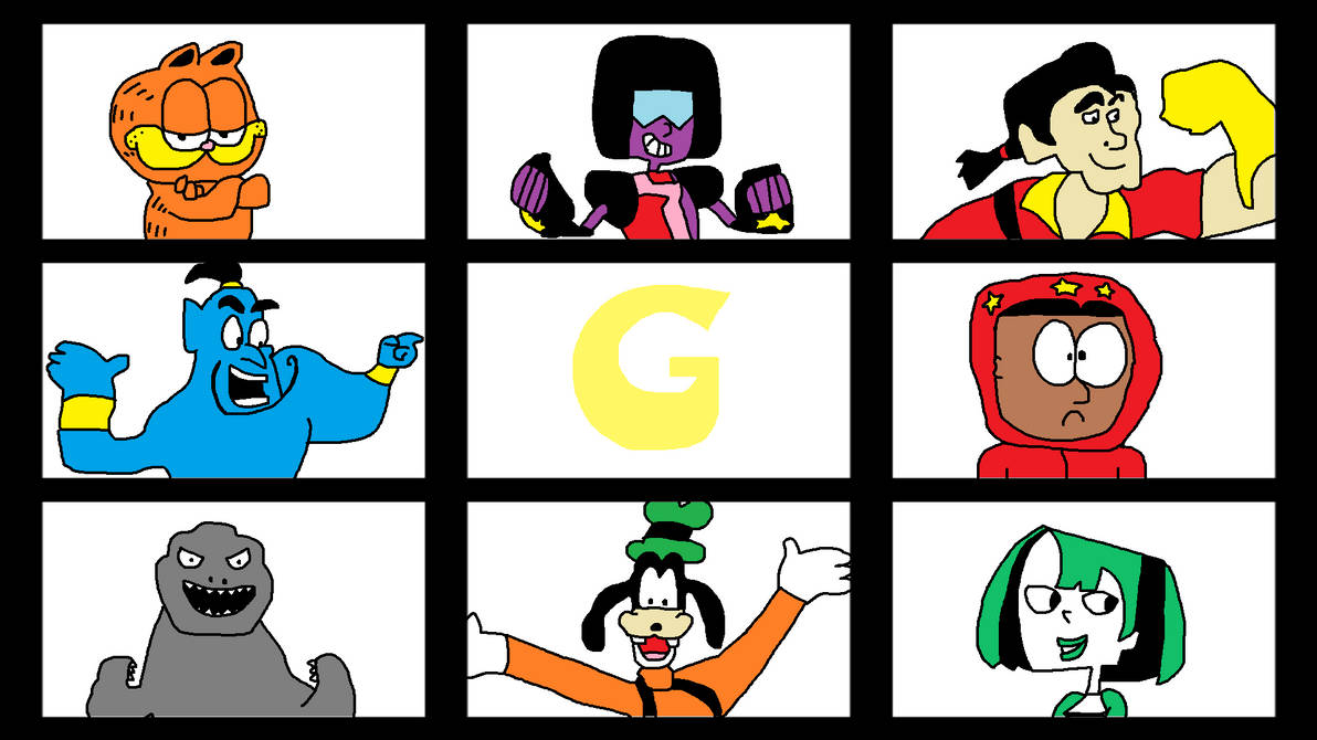My Favorite Letter G Characters by NUCanimations on DeviantArt