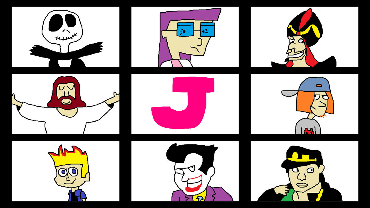 Letter R J Characters My Favorite Letter J Characters by NUCanimations on DeviantArt