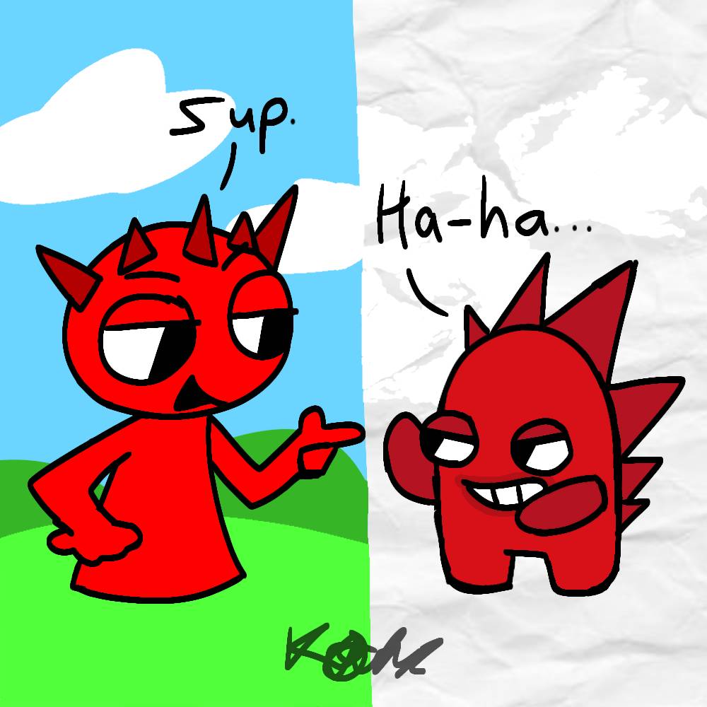 Red Raddy Redesign Red/Raddy meets Rocky by DevnArtUser on DeviantArt