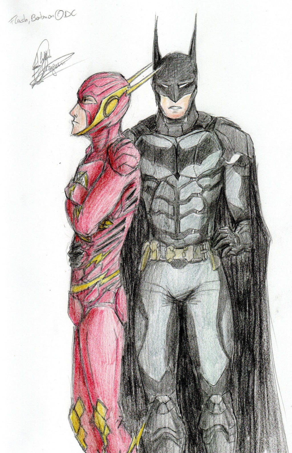 Sketch Batflash by EiswolfZero on DeviantArt
