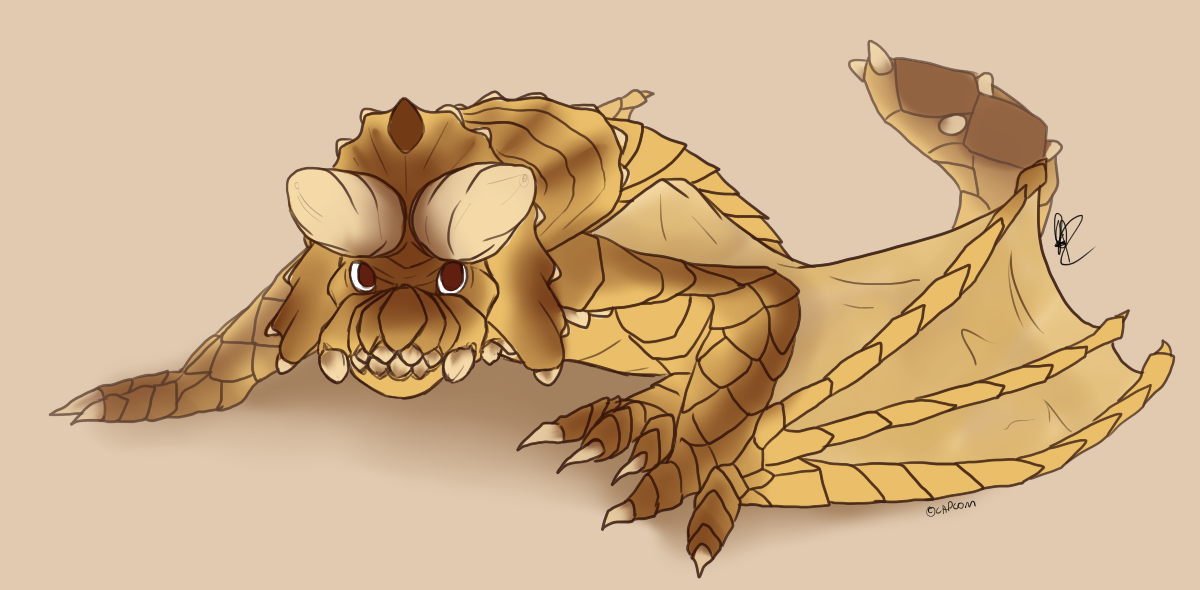 FA - MHW - Baby Diablos by EiswolfZero on DeviantArt