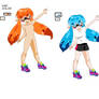 F2U Splatoon! Bases- Inkling Girl! V2