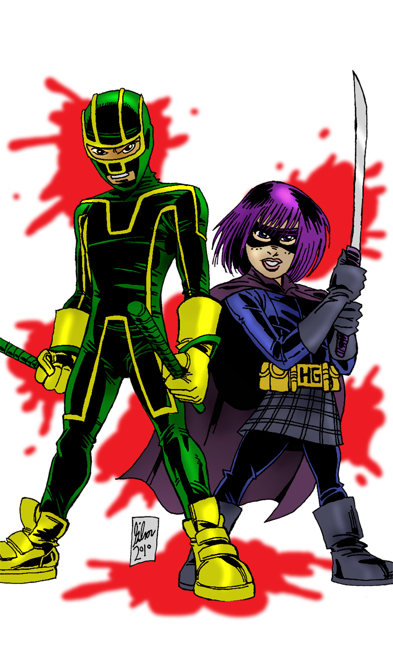 Kick-Ass and Hit-Girl