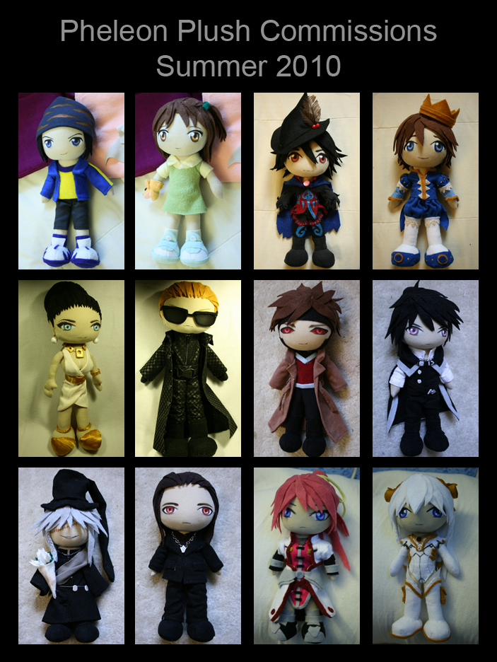 Plush Commissions Summer 2010