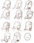 faces sketch