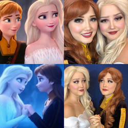 Frozen 2 Anna and Elsa Cosplay